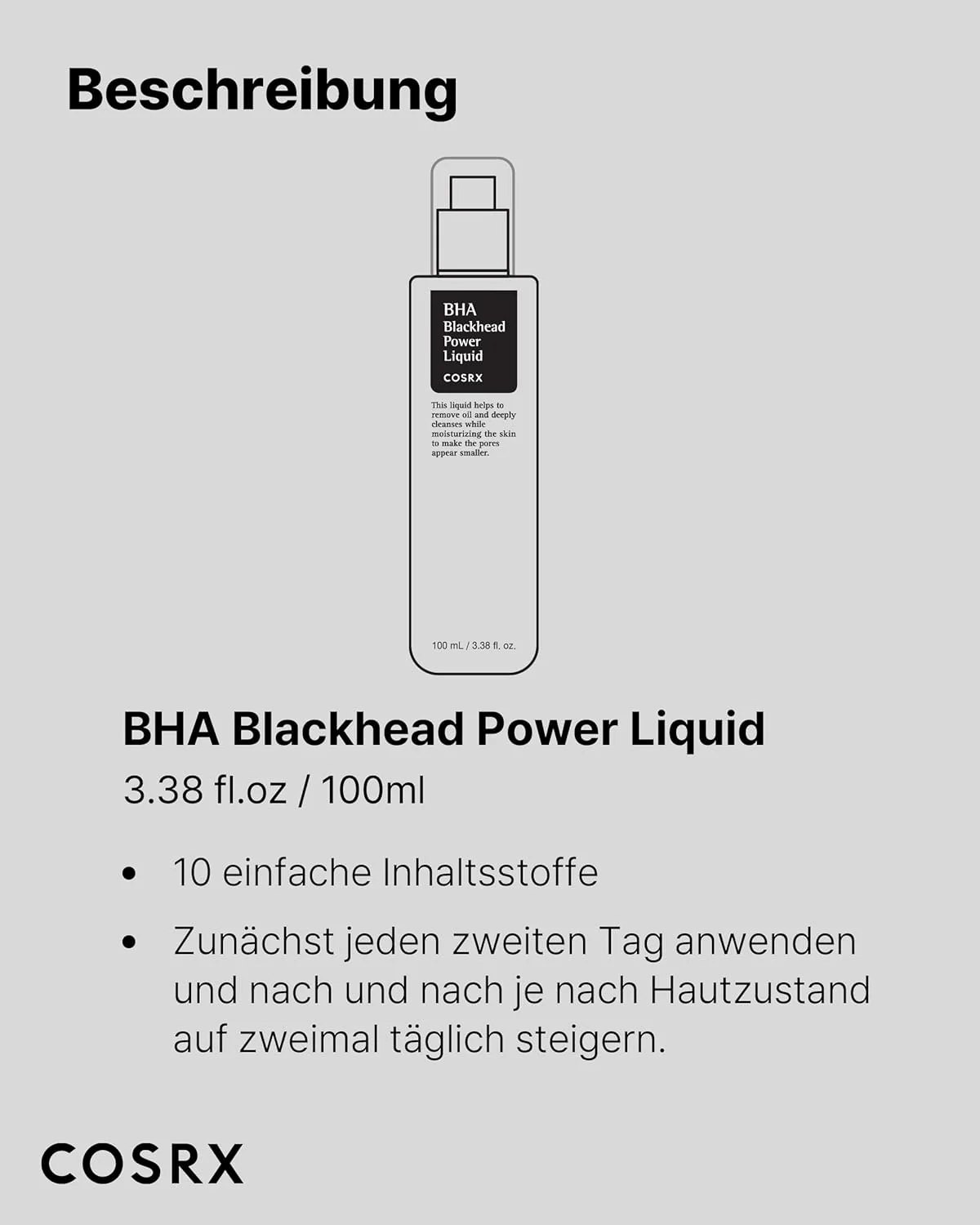 COSRX BHA Blackhead Power Liquid Gesichtsserum - Image 7