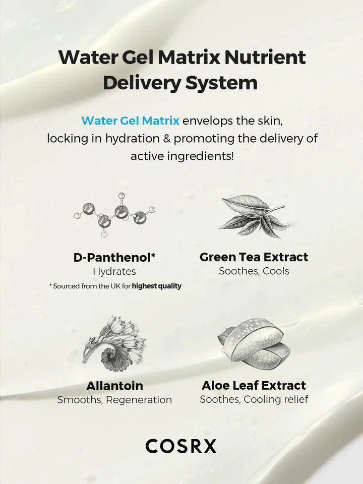 COSRX Hydrium Green Tea Aqua Soothing Gel Cream - Image 5
