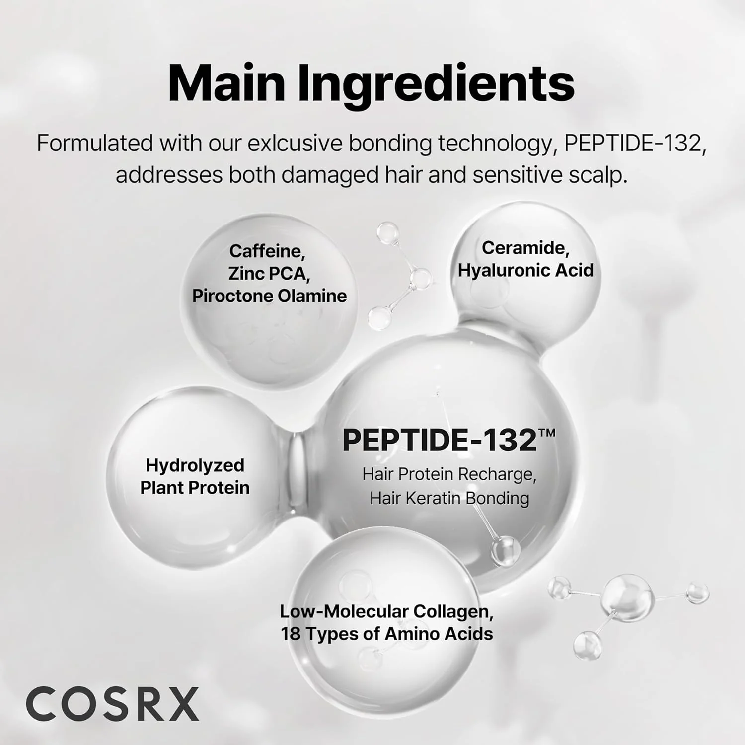 COSRX PEPTIDE 132 Ultra Perfect Haar Bonding Shampoo - Image 5
