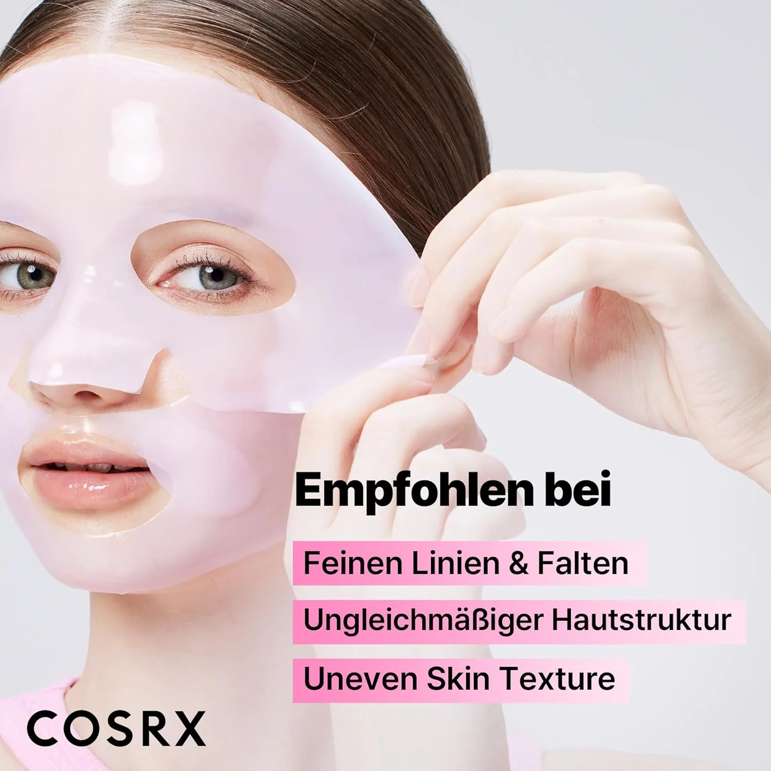 COSRX Pink Peptide Collagen Lifting Glow Hydrogel Gesichtsmasken - Image 6