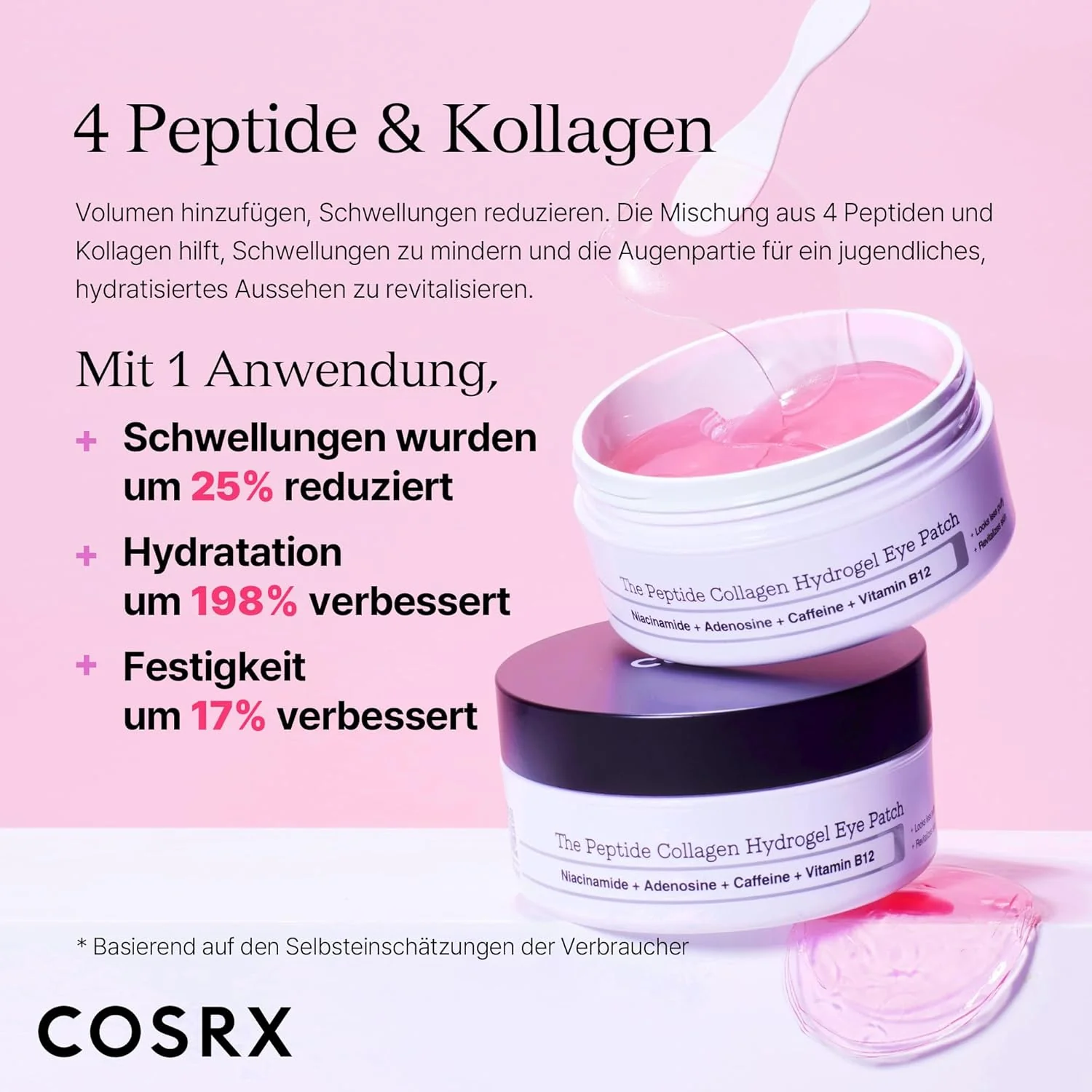COSRX The Peptide Collagen Hydrogel Augenpads - Image 3