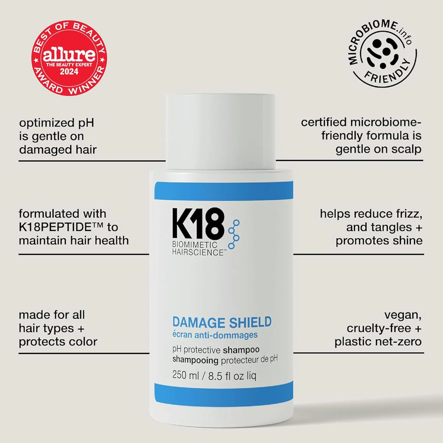 K18 Damage Shield pH Protective Shampoo - Image 5