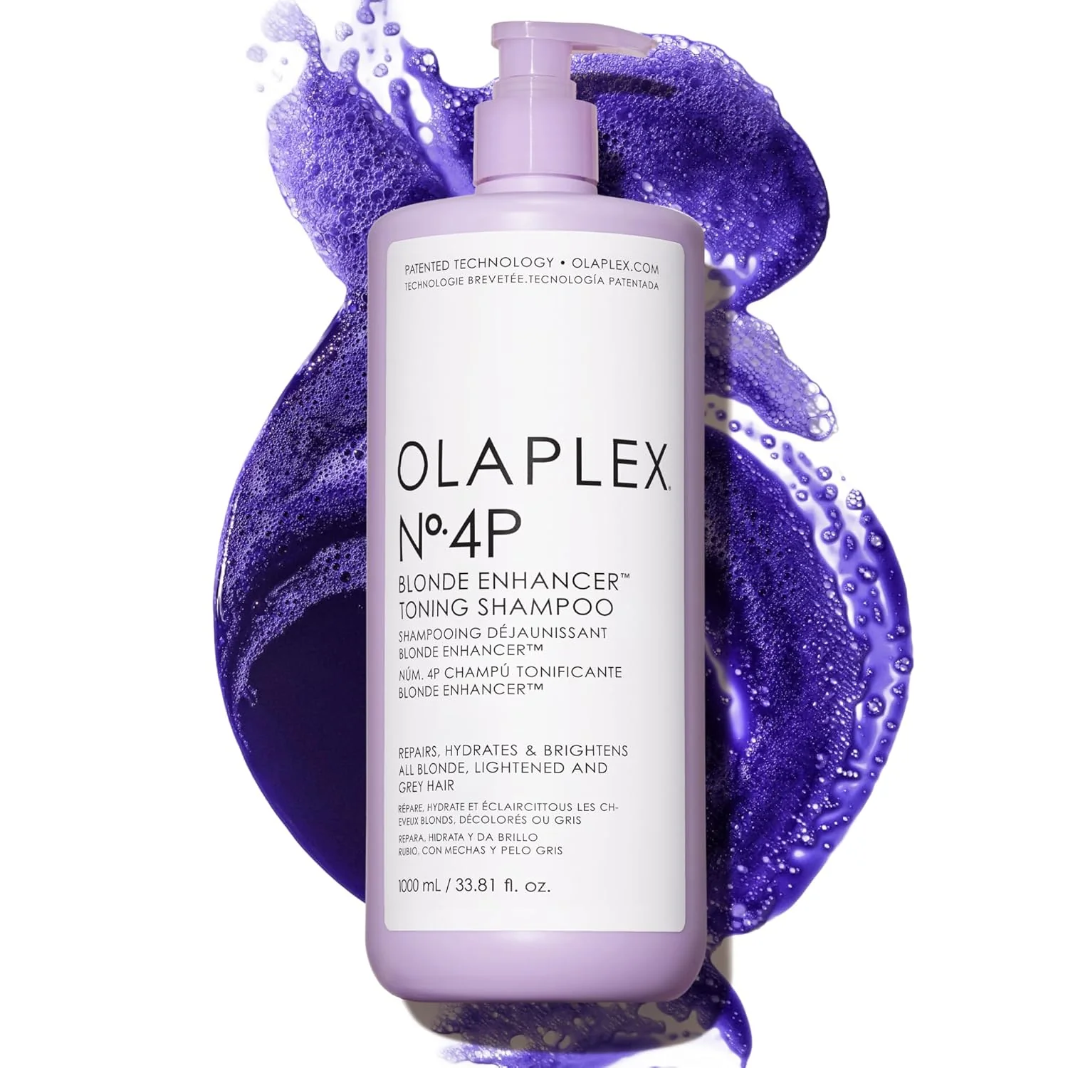 Olaplex No. 4P Blonde Enhancer Toning Shampoo - Image 8